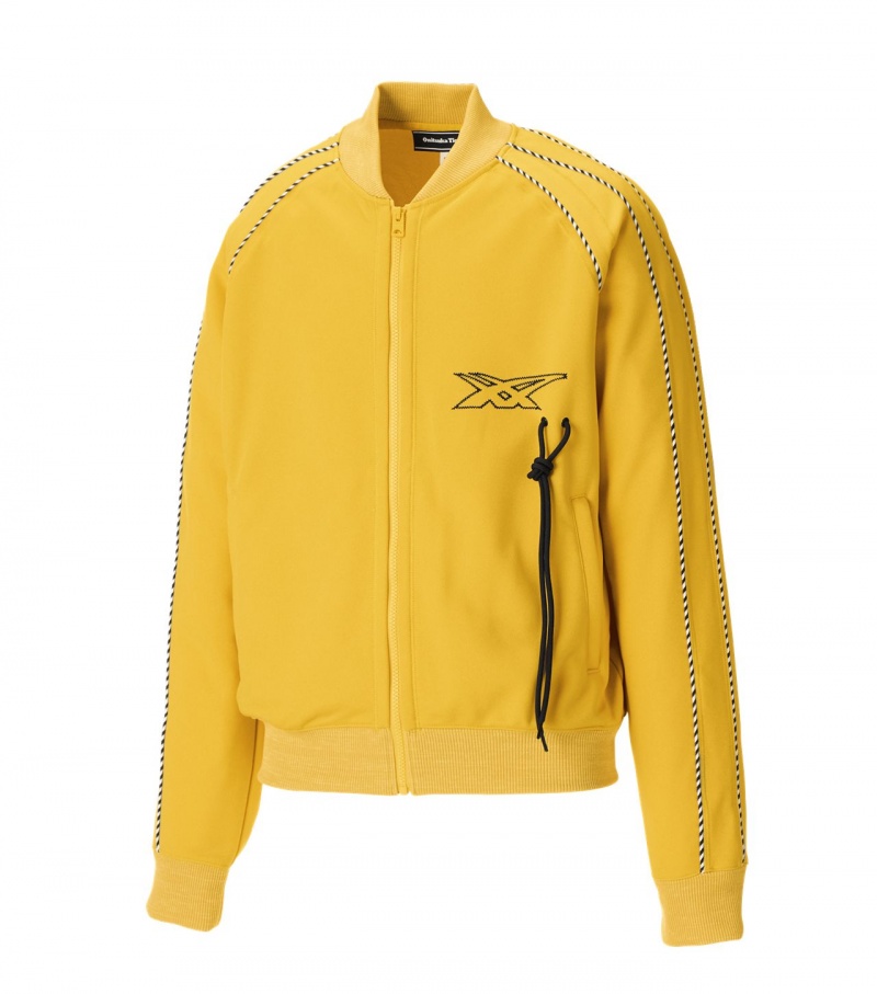 Yellow Onitsuka Tiger Track Tops | 85692-OHNE