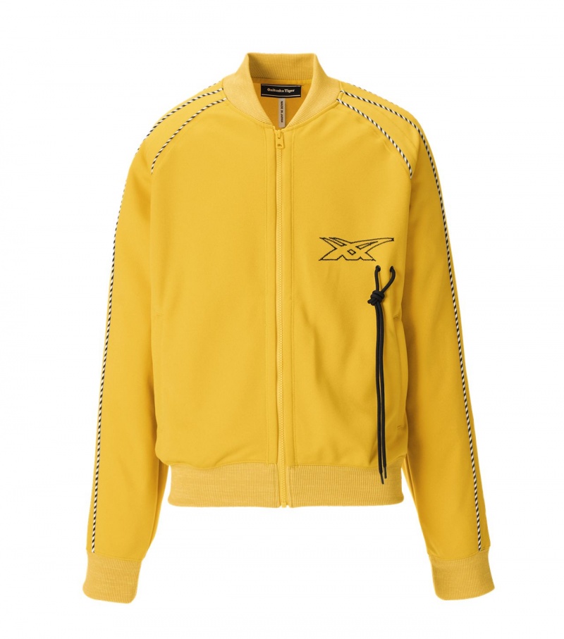 Yellow Onitsuka Tiger Track Tops | 85692-OHNE