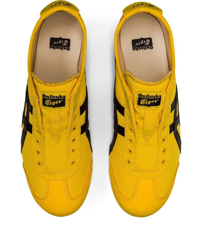 Yellow / Black Onitsuka Tiger Mexico 66 Slip-On | 96435-ECHY