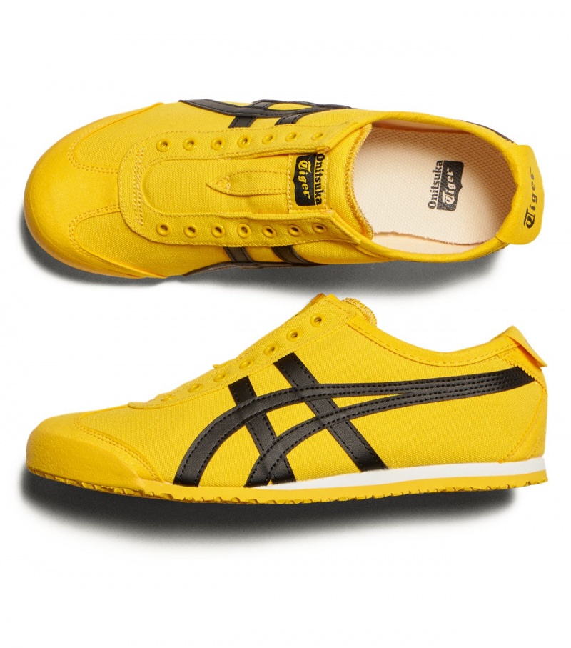 Yellow / Black Onitsuka Tiger Mexico 66 Slip-On | 96435-ECHY