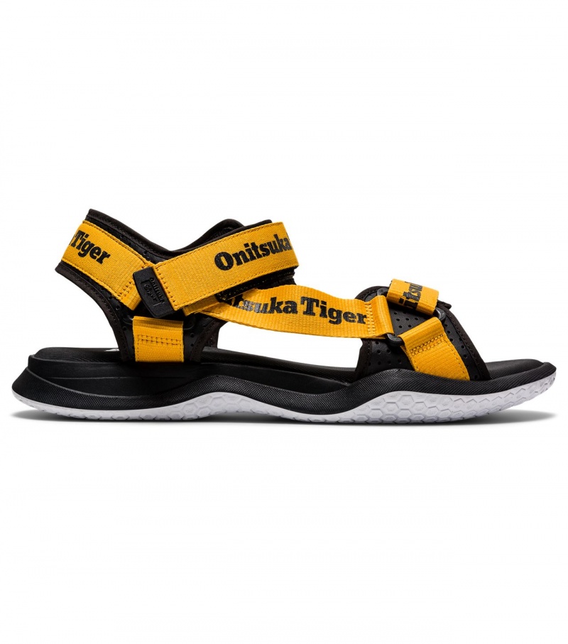 Yellow / Black Onitsuka Tiger Ohbori Strap | 85964-JXMQ