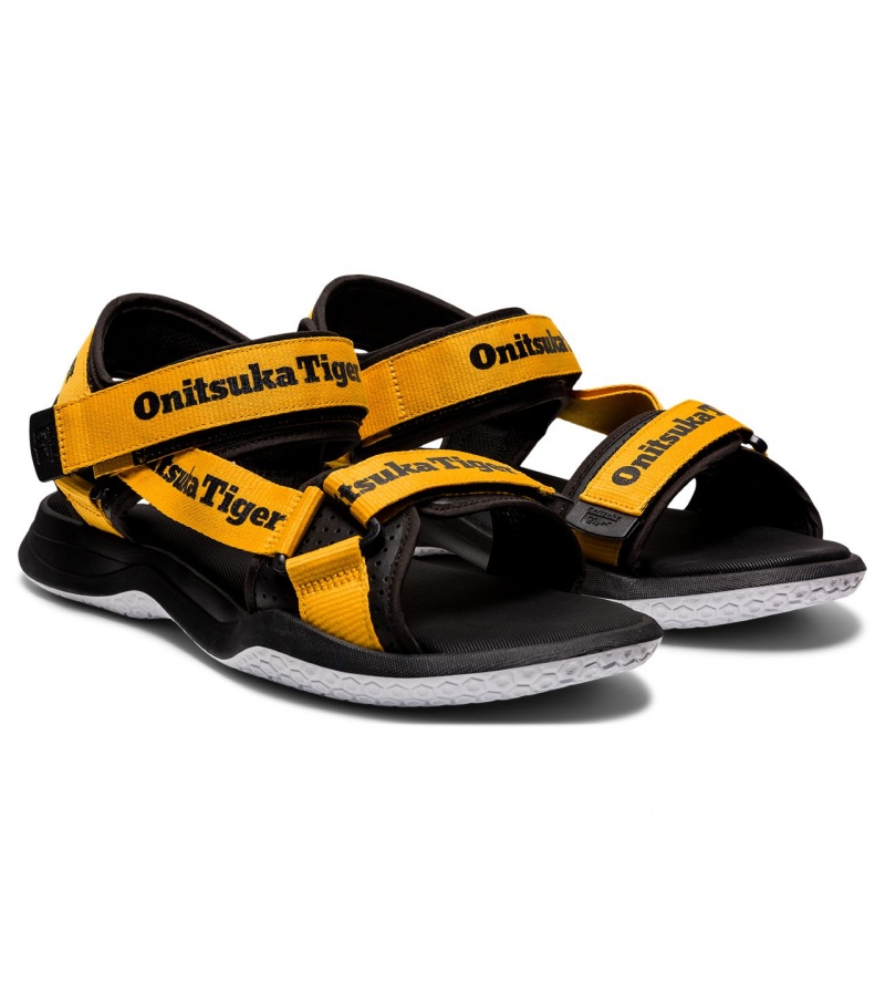 Yellow / Black Onitsuka Tiger Ohbori Strap | 93407-YQMI