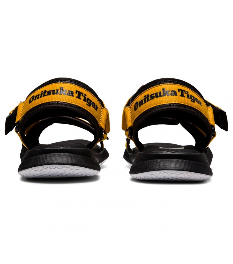 Yellow / Black Onitsuka Tiger Ohbori Strap | 93407-YQMI